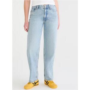 Aeropostale High-Rise Baggy Light Wash Denim Jeans - 00 Short - Preowned